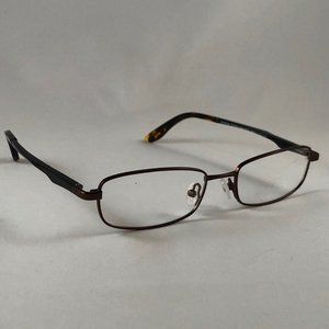 Steve Madden M032 MBRN Eyeglass Frame Flex Handmade Copper Tortoise 51-17-135